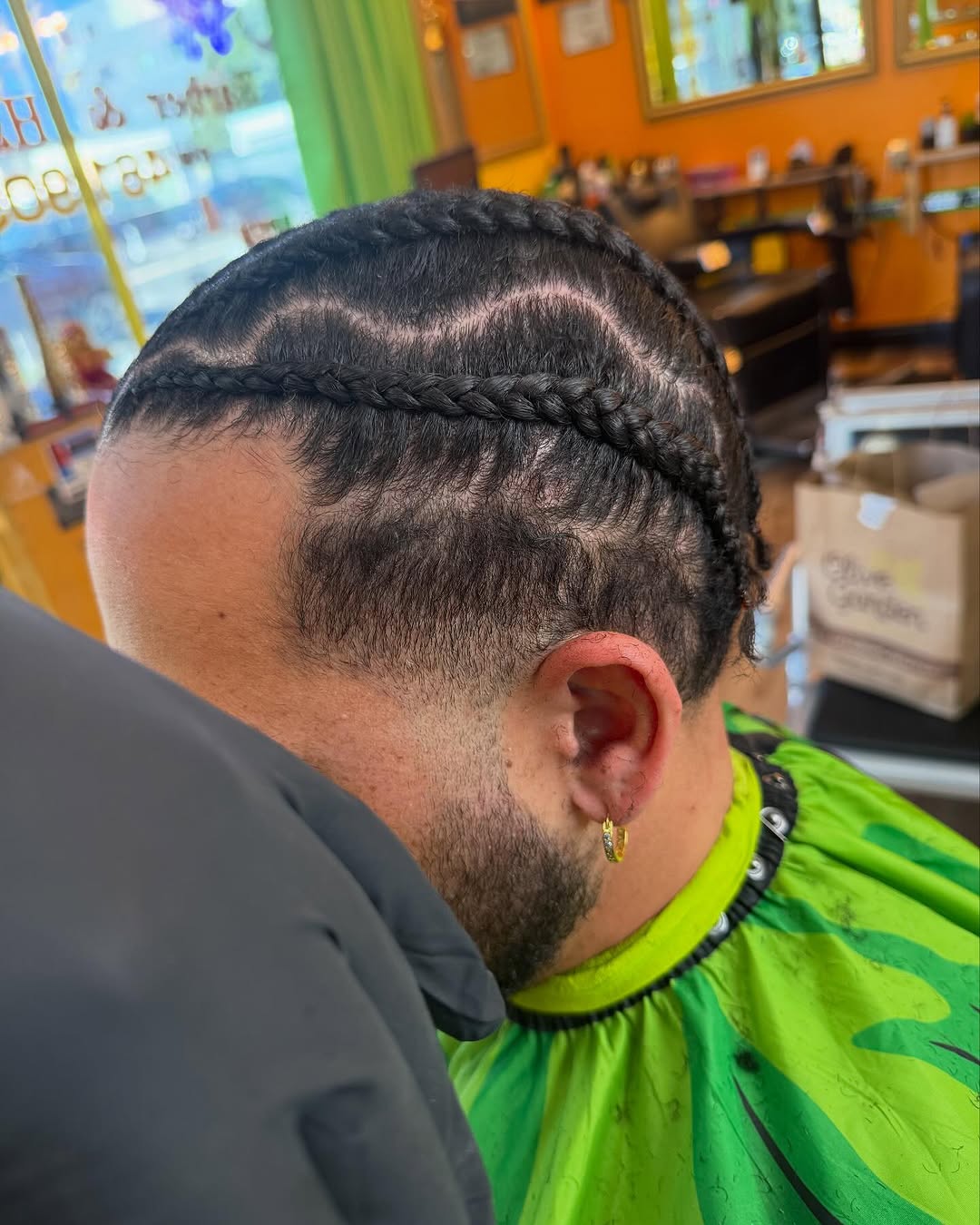 Braids cut at Cuttin
